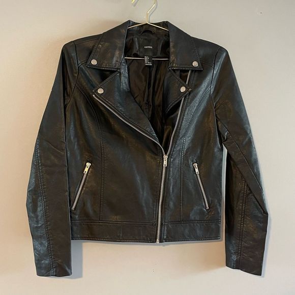 Bridal Wedding Bespoke Custom Painted Faux Leather Jacket || SZ S - Picture 3 of 13